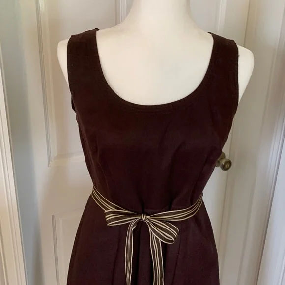 Banana Republic 100% linen dress in chocolate brown - Picture 1 of 10